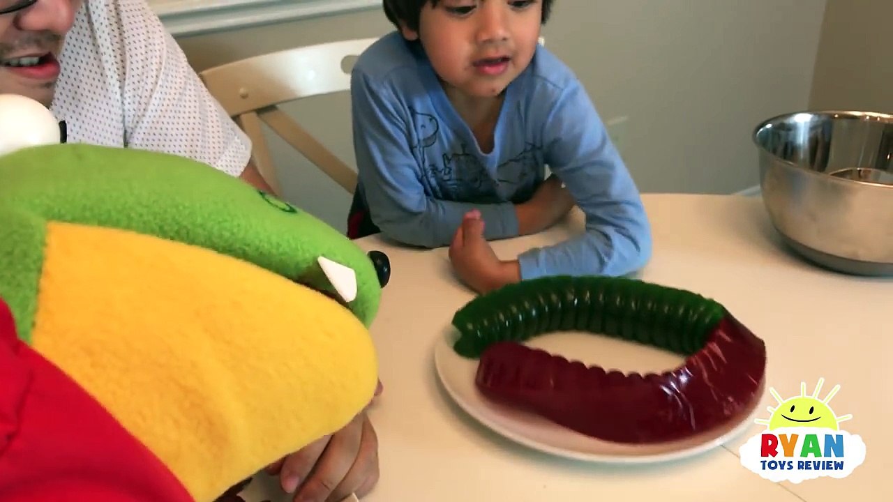 Real Food vs Gummy Food Challenge! Kid React to gross candy worlds largest gummy worms