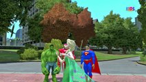 Disney Frozen Princess Elsa Dance With Superheroes   Disney Superheroes Rhymes