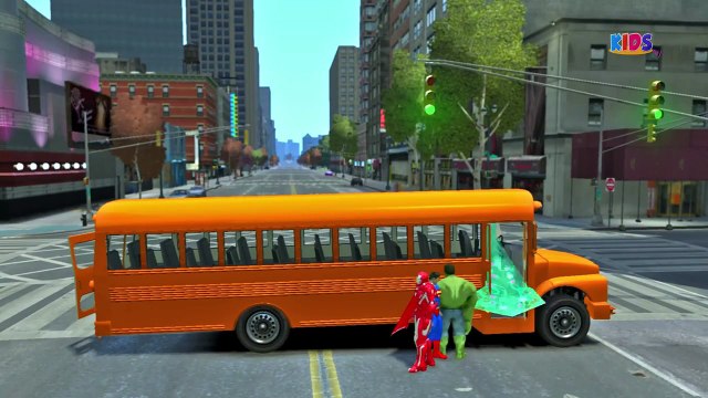 Disney Frozen Princess Elsa Wheels On Bus Superheroes Nursery Rhymes For Children