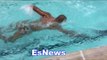 Dulorme working with alex ariza swimming for boxing EsNews Boxing