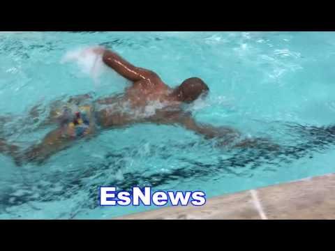 Dulorme working with alex ariza swimming for boxing EsNews Boxing