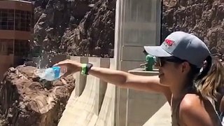 Hoover Dam water bottle experiment!