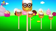 Candy Corn Lollipop Finger Family Songs _ Cake Pop Fi