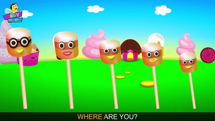 Candy Corn Lollipop Finger Family Songs _ Cake Pop Finger Fam