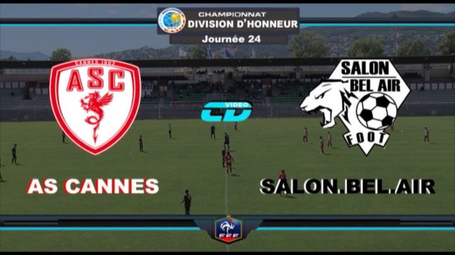 Résumé AS CANNES - SALON J24 DH 2016-2017