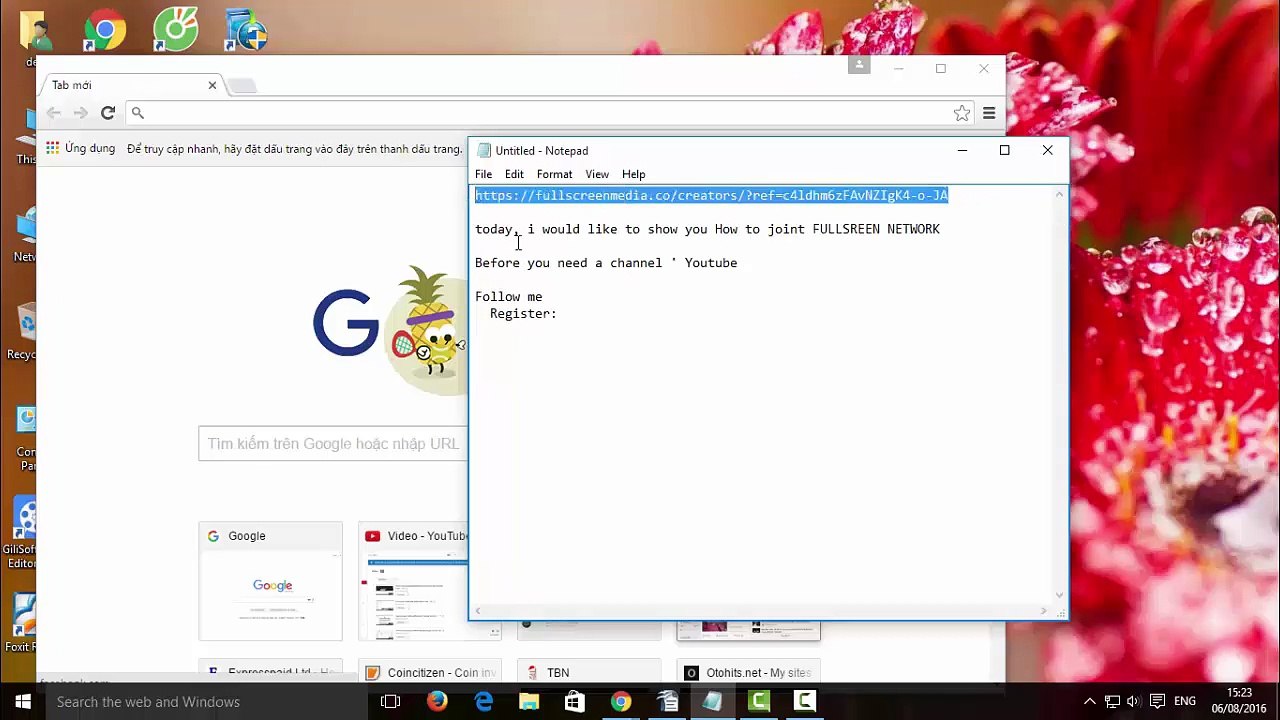 How to Join Fullsreen Network Make money with youtube