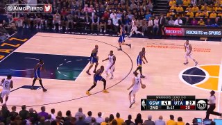 Joe Ingles Sick Pass to Dante Exum - Warriors vs Jazz - Game 4 - May 8, 2017 - 2017 NBA Playoffs - YouTube