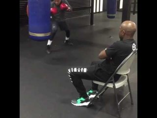 Floyd Mayweather & Gervonta Tank Davis In Camp For May 20 - ESNEWS