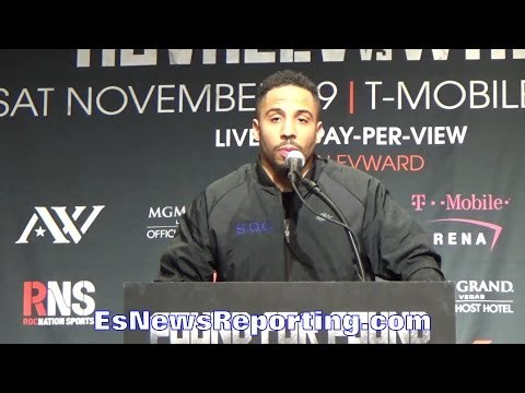 ANDRE WARD QUESTIONS KATHY DUVA FOR TALKING AHEAD OF KOVALEV CLASH