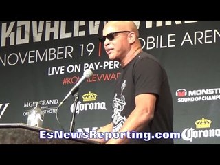VIRGIL HUNTER EXPLAINS WHY WARD DIDN'T FACE FIGHTER SIMILAR TO KOVALEV