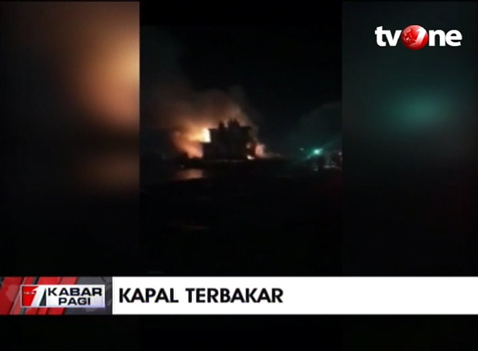 Kapal Pengisian BBM Terbakar, Satu ABK Tewas