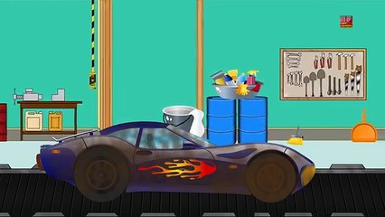 Sportwagen | Autowäsche | Spielzeug Fabrik | Toy Vehicles For Babies | Car Wash Videos | S