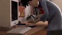 Super 3D HD 3D animated film Lazy guy