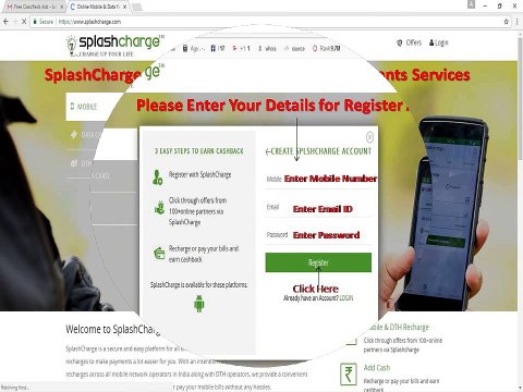 How To Online Recharge and Bill Payments With SplashCharge(1)