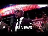 Floyd Mayweather - On Does He Miss Fighting & Why He Went To Pacquiao Fight