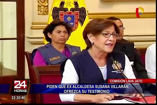 Susana Villarán podría ser citada a la Comisión Lava Jato