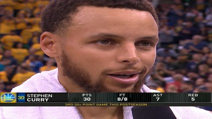 Stephen Curry Post Game Interview - NTSC