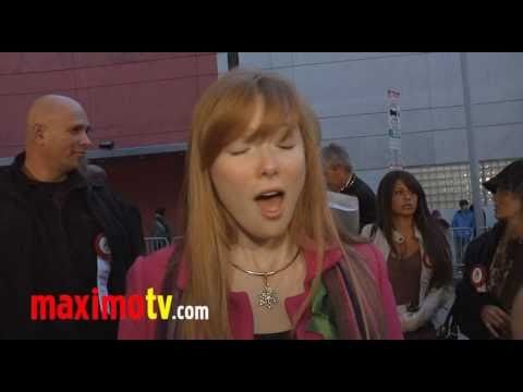 Molly C Quinn Interview 2010 Hollywood Christmas Paradeon - Child Trafficking