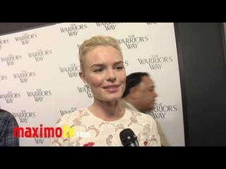 KATE BOSWORTH Interview at "The Warrior's Way" Los Angeles Screening