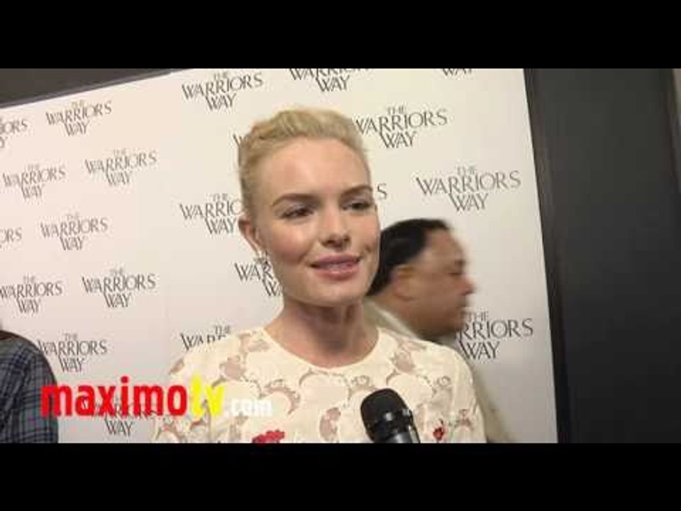 KATE BOSWORTH Interview at "The Warrior's Way" Los Angeles Screening