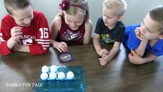 EGGED ON - Extreme Messy Fun Food Challenge __ Family Game Night