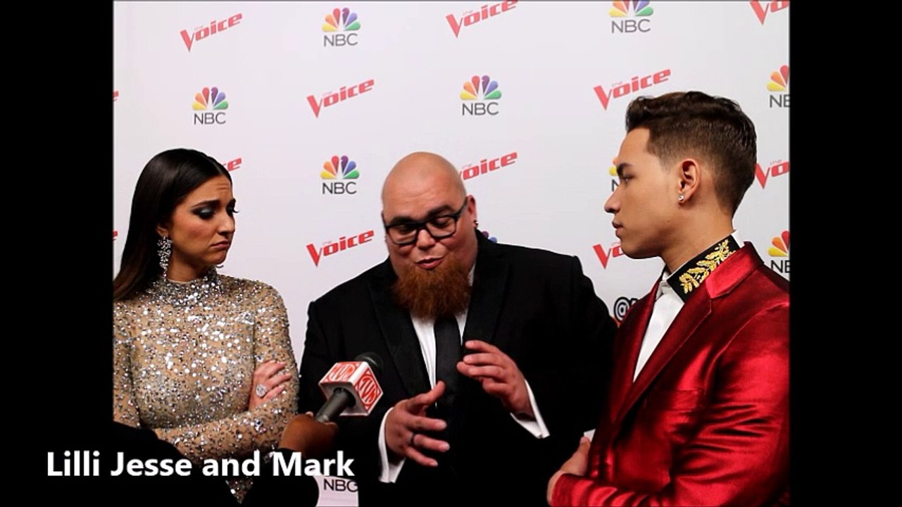 The Voice 12 Top 10 Interviews - Lilli Passero, Mark Isaiah and Jesse Larson of Team Adam
