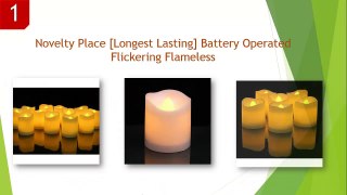 Best Flameless Candles Reviews & Buying Guide