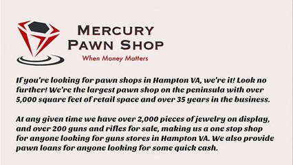 pawn shop hampton va