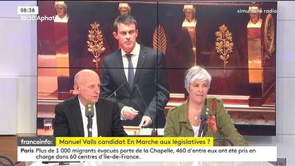 Manuel Valls candidat En Marche ? "Il faut d'abord qu'il fasse acte de candidature", dit Christophe Castaner