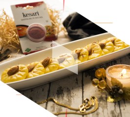 How to prepare instant Kesar peda | based sweet from our Pure and Original product | Kesari