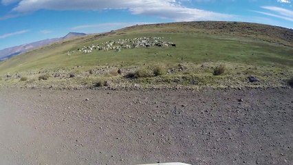 Patagonia, day 251 - kilometre 51.206. Pan America motorcycle trip. Video 15(000400.298-000431.033)