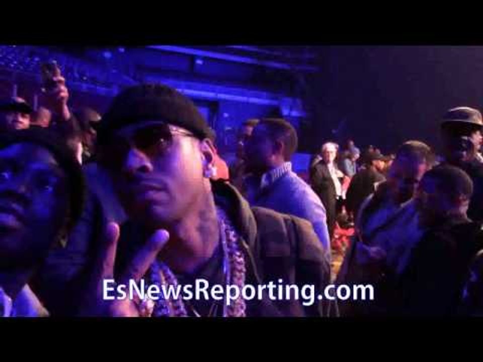 Basketball star Allen Iverson came to support the champ Danny Garcia - EsNews Boxing