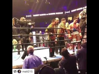 Danny and angel Garcia go off on Keith Thurman after win