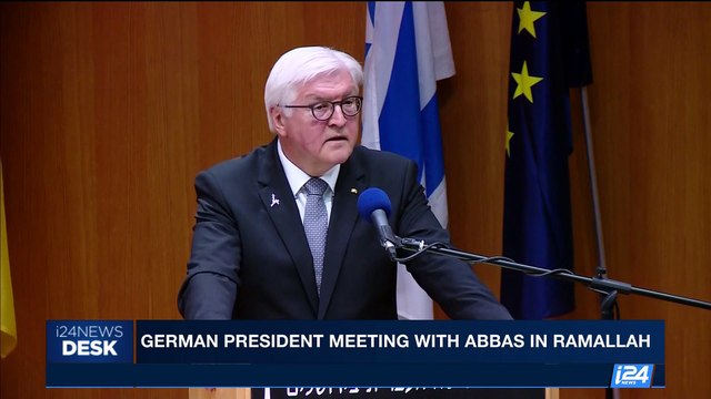 i24NEWS DESK | German president meeting with Abbas in Ramallah | Tuesday, May 9th 2017