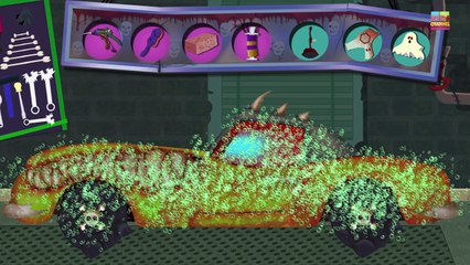scary road roller | car wash
