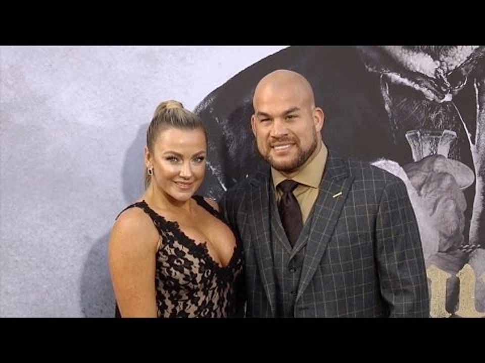 Amber Nichole Miller and Tito Ortiz "King Arthur: Legend of the Sword" Premiere