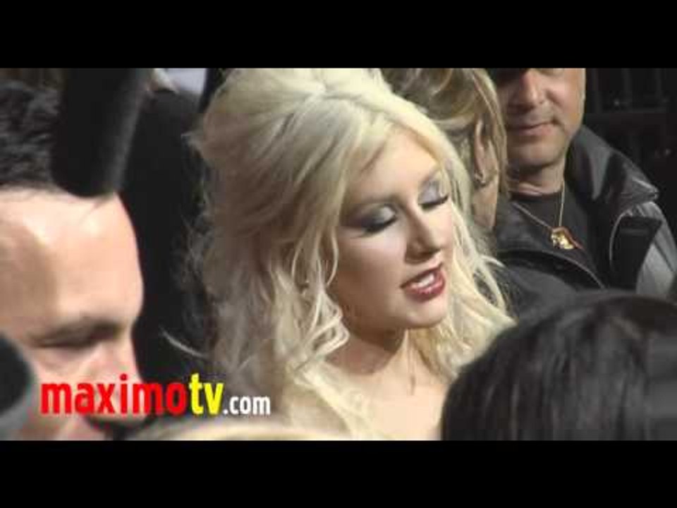 Christina Aguilera "Burlesque" Premiere