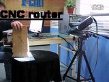 Roctech Exhibits the Working CNC Router in 3D Scanner Mode