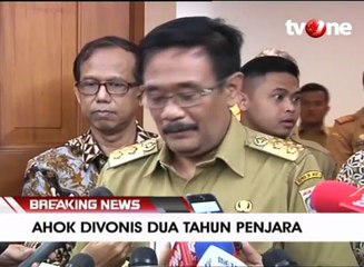 Djarot Akan Memberikan Support Kepada Ahok