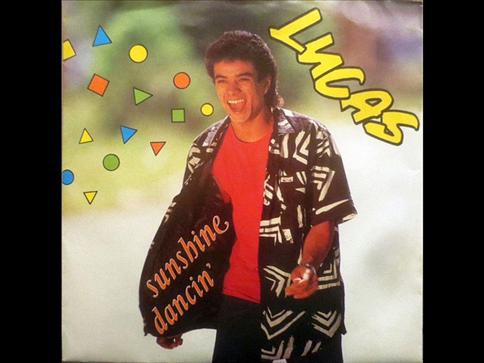 LUCAS auf JUPITER-RECORDS 887 880-7Y mit dem Titel "SUNSHINE DANCIN`" Vö 1988