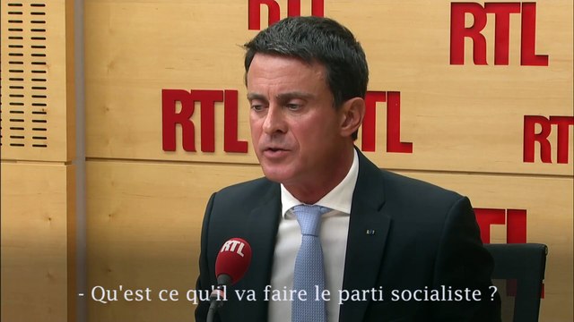 Le parti socialiste est mort a déclaré Manuel Valls