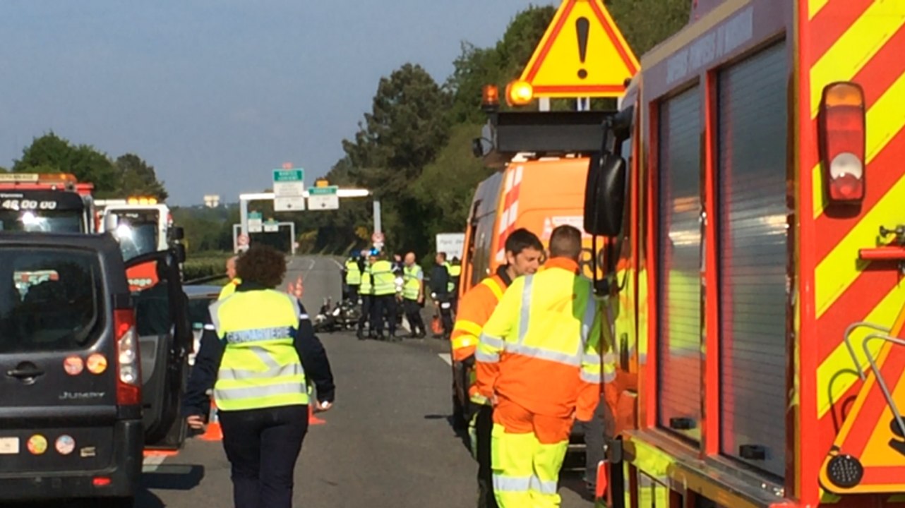 Un motard grièvement blessé sur la RN166