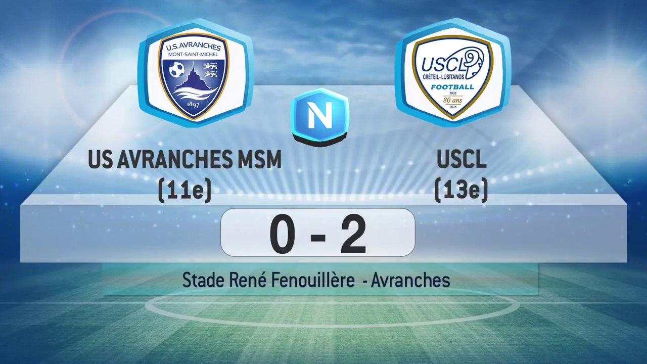 Avranches 0 - 2 USCL (J32 S16/17)