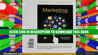 [Epub] Full Download Marketing: An Introduction, Student Value Edition (13th Edition) Read Popular