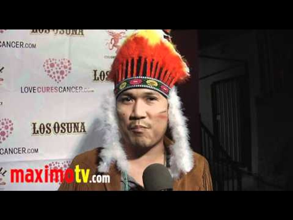 Dante Basco on BROKE at Jessica Hall's Haunted Mansion Party