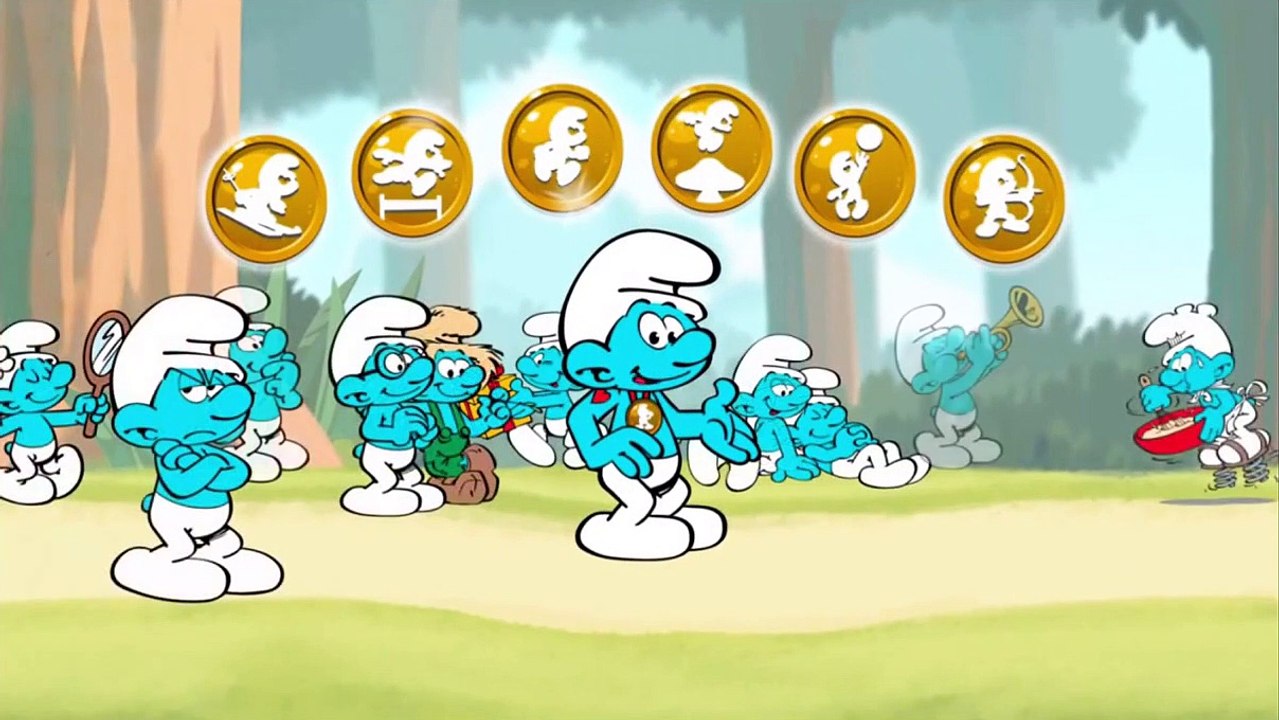 The smurf games sports competition for kids iphon_ipad Touch