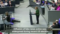 Merkel warns against fake news234werw