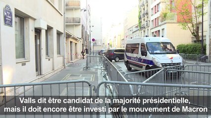 Législatives: En marche! réagit à la candidature de Valls