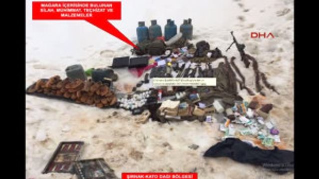 Içişleri Bakanlığı Teröristler Tarafından Kullanılan Bin 127 Sığınak, Barınak ve Mağara...