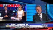 Jerry Falwell Jr claims to support 'free expression'